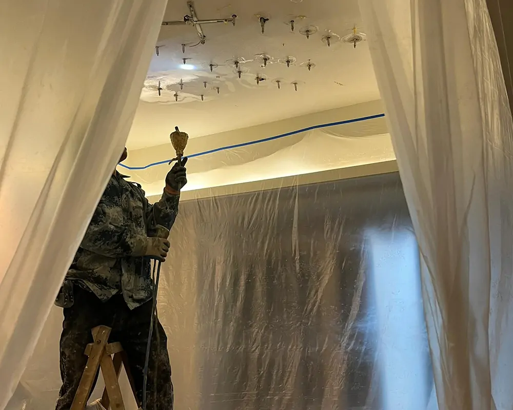 將軍澳私人屋苑天花滲水修復工程