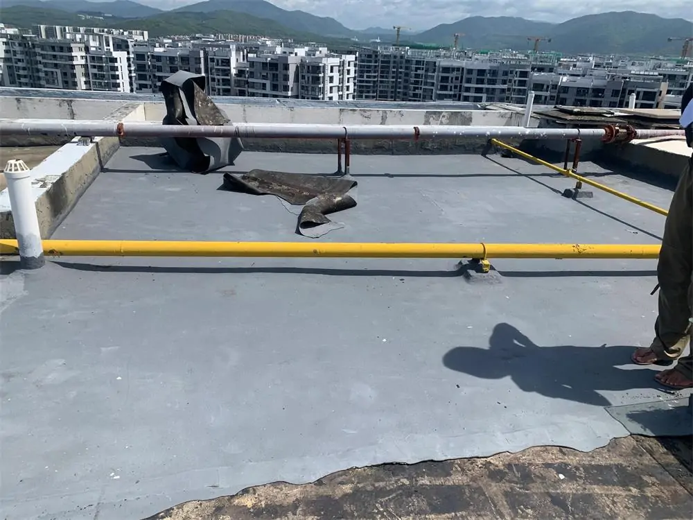 香港九龍某高層住宅天台滲漏治理工程